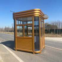 Steel structure Kong pavilion outdoor movable value class room security toll booth Spot security kiosk manufacturer finished door guard room