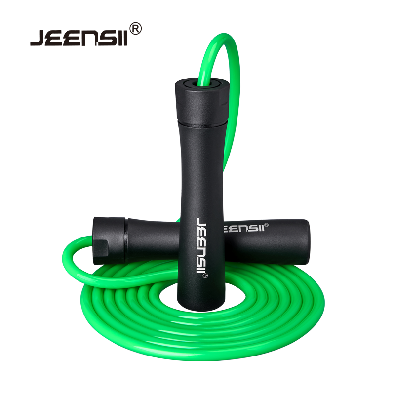 390-490g 10mm thick gravity cardio-pulmonary fat-reducing skipping rope JEENSII sweating adult boxing training