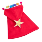 Кошка Рождественская Кейп -Собака одежда маленькая и средняя собака Тедди Бишон Померанский щенк Праздничный праздничный наряд