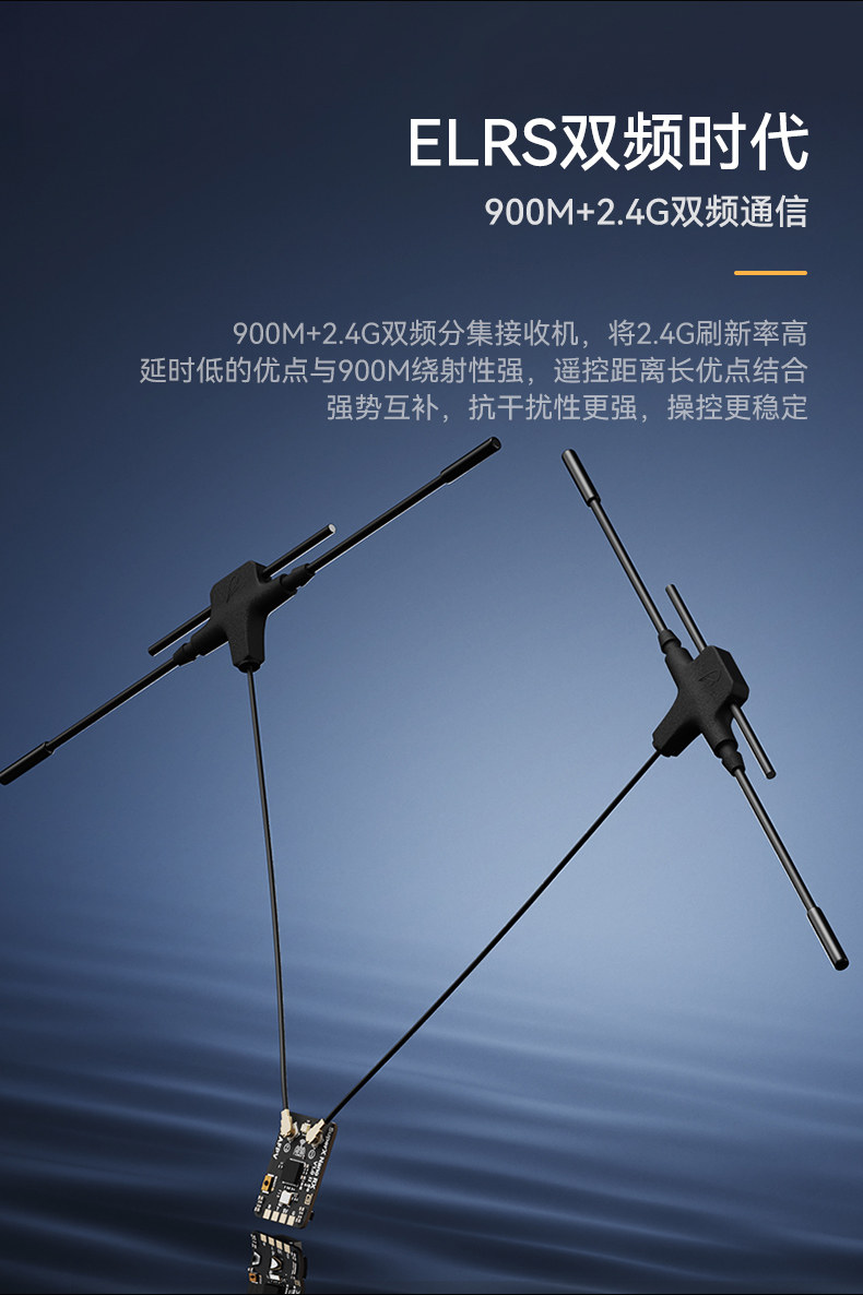 BETAFPV SuperX雙頻接收機ELRS真分集GemX 雙子座FPV穿越機遠航