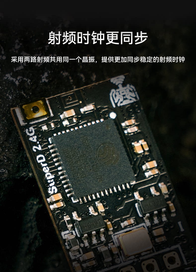 BETAFPV SuperD分集接收機穿越機FPV長距離ELRS 2.4G/915/868MHz