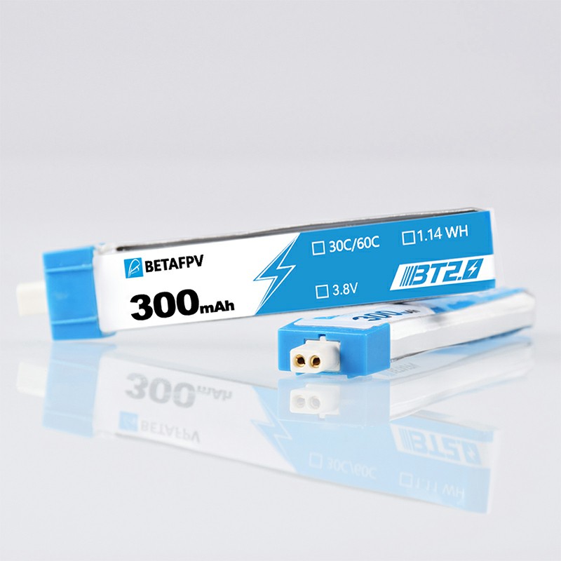 BETAFPV 300mAh1S鋰電池Cetus穿越迷你無人機30C BT2.0/PH2.0埠