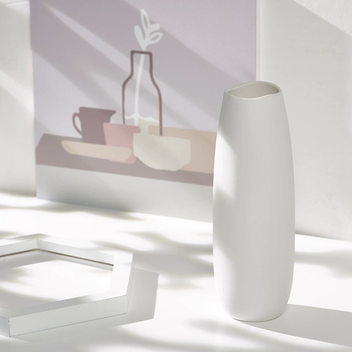 Белая керамическая ваза сушеные цветочные цветочные расстановки и творческое водное питание современное скандинавское гостиное столовое столик дома украшения украшения