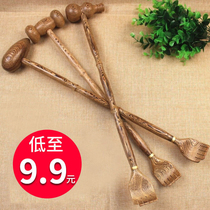  Professional punishment back scratching rake cute old man back massage everything tickling tool artifact solid wood