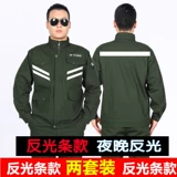 Износостойкий хлопковый камуфляжный комбинезон, увеличенная толщина, защита от ожогов