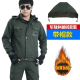 Демисезонный утепленный износостойкий камуфляжный хлопковый комбинезон