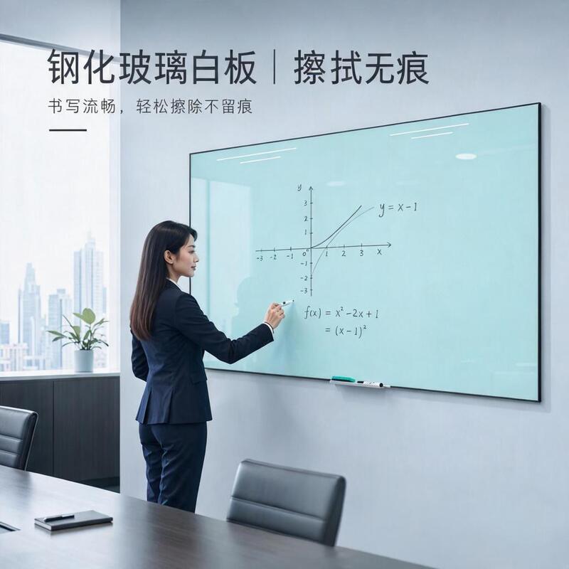 Magnetic Tempered Glass Whiteboard with Frame, Magnetic Adhesive Writing Board, Large Blackboard for Teaching, Training, Home, Office, Conference Board, Wall-Mounted Wall Sticker, Graffiti Memo Board, Children's Board Magnetic Tempered Glass Whiteboard with Frame, Magnetic Adhesive Writing Board, Large Blackboard for Teaching, Training, Home, Office, Conference Board, Wall-Mounted Wall Sticker, Graffiti Memo Board, Children's Board
