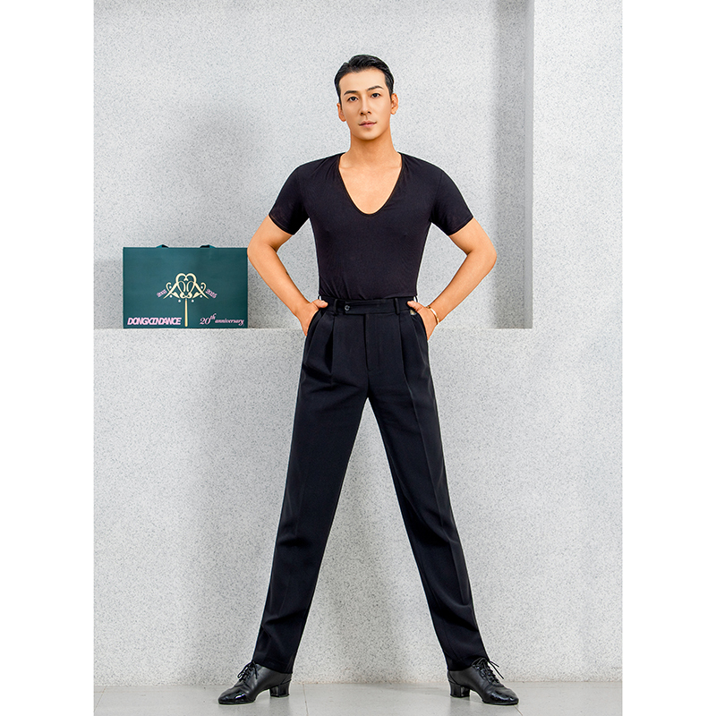 Nk786 Dongxin Dancewear [Dance to Your Heart's Content] Latin Dance Professional Dancer Men's Long Pants Practice Clothes Training Pants
