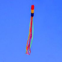 Glider kite tube tassel tail