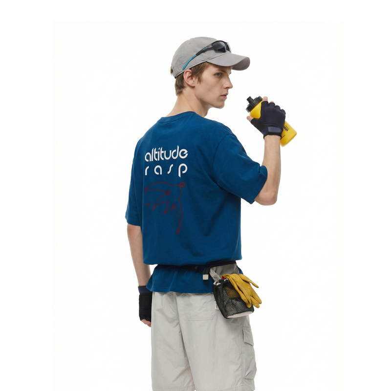 Rasp Solona Antibacterial Material Sports Quick-Drying Short-Sleeved T-Shirt Summer New Style Couple Loose Bottoming Half-Sleeved Top
