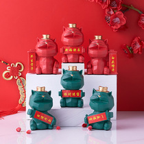 Lucky cat entrance living room desktop decoration Home housewarming Newlywed birthday gift Net red car car interior decoration