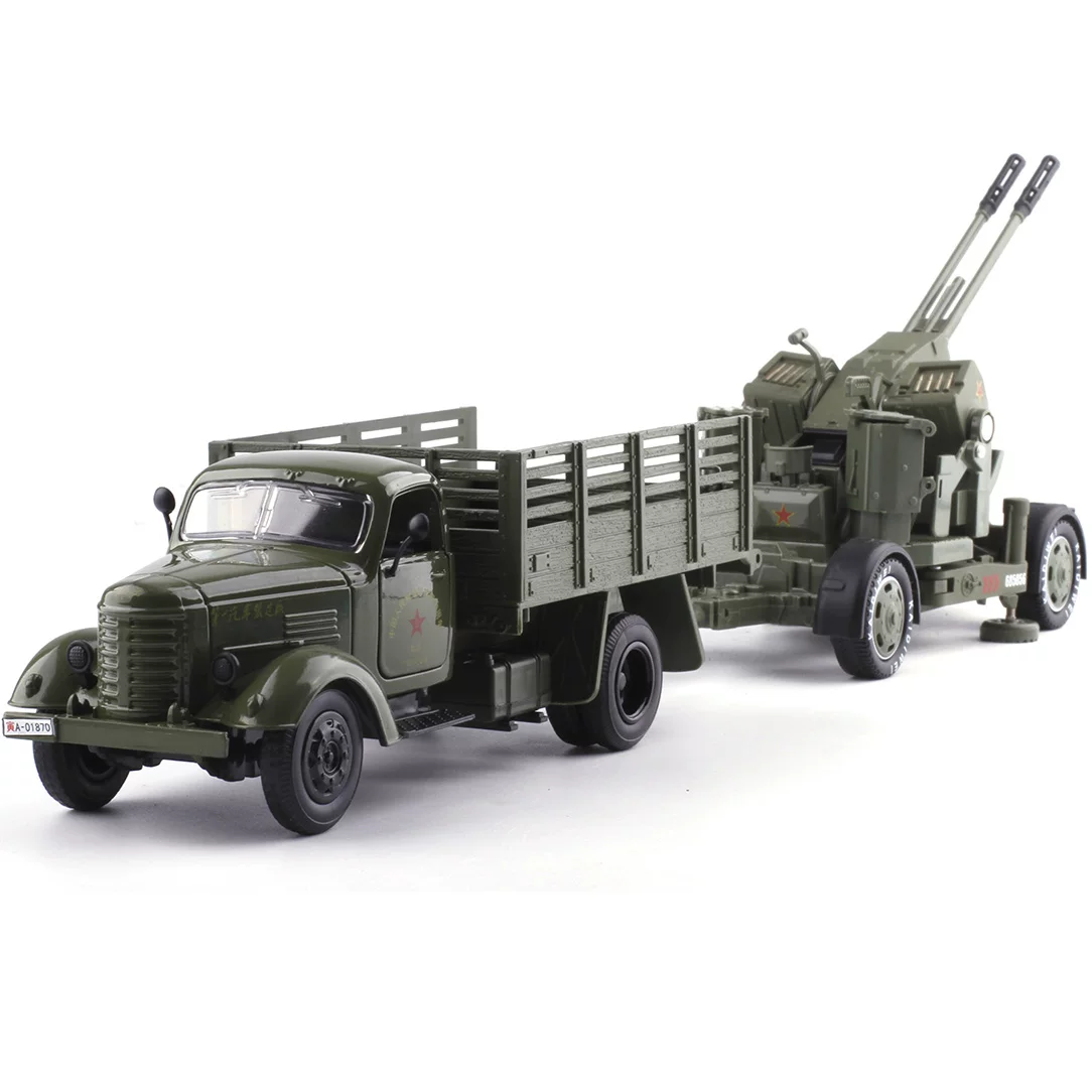 Игрушечный грузовик Warrior 1:36, корпус из сплава, свет и музыка, 16 см