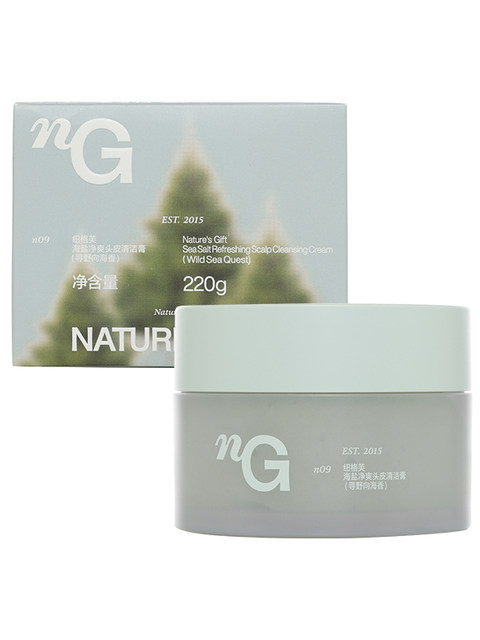 Nature's Gift Sea Salt Refreshing Scalp Cleansing Cream Scalp Cleansing Shampoo