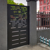 Custom Eurostyle Iron Art Court Door Laser Engraving Door Outdoor Villa Garden Countryside Gate Entrance Doors