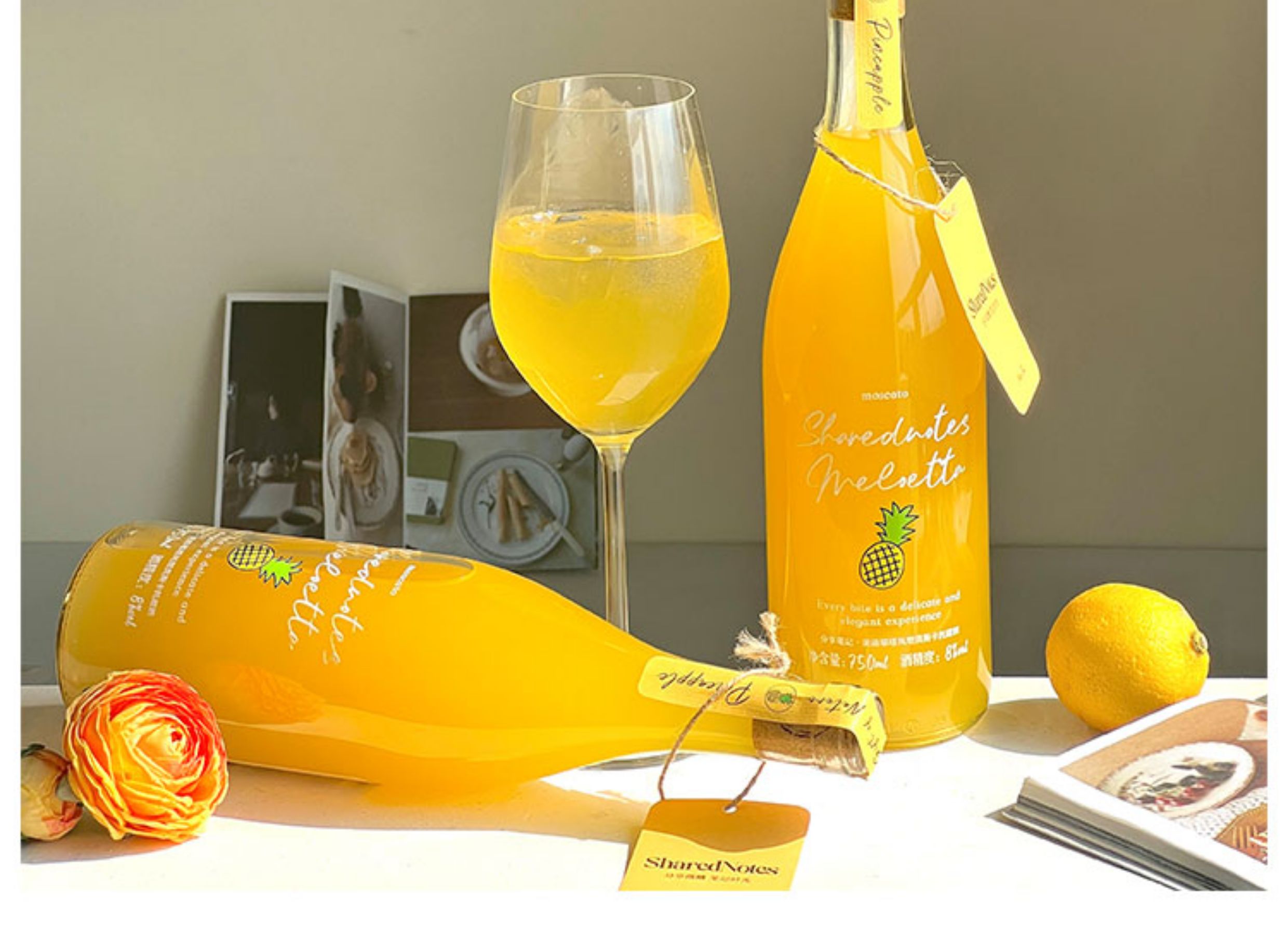 安享好物 安享C级果酒-分享笔记凤梨 莫斯卡托甜酒 企标