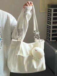 High-End Versatile Women's Bag 2025 New Crossbody Handbag Commuter Tote Bag Large Capacity Student Shoulder Bag