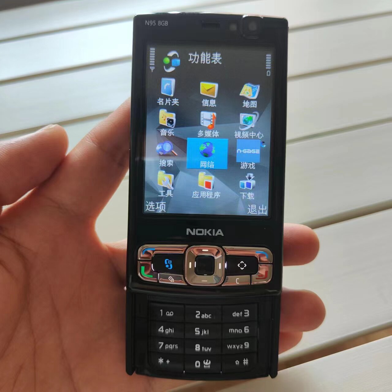 Бывшие в употреблении мобильные телефоны nokia/诺基亚 n95 8g版塞班系统双向滑盖商务复古经典收藏手机