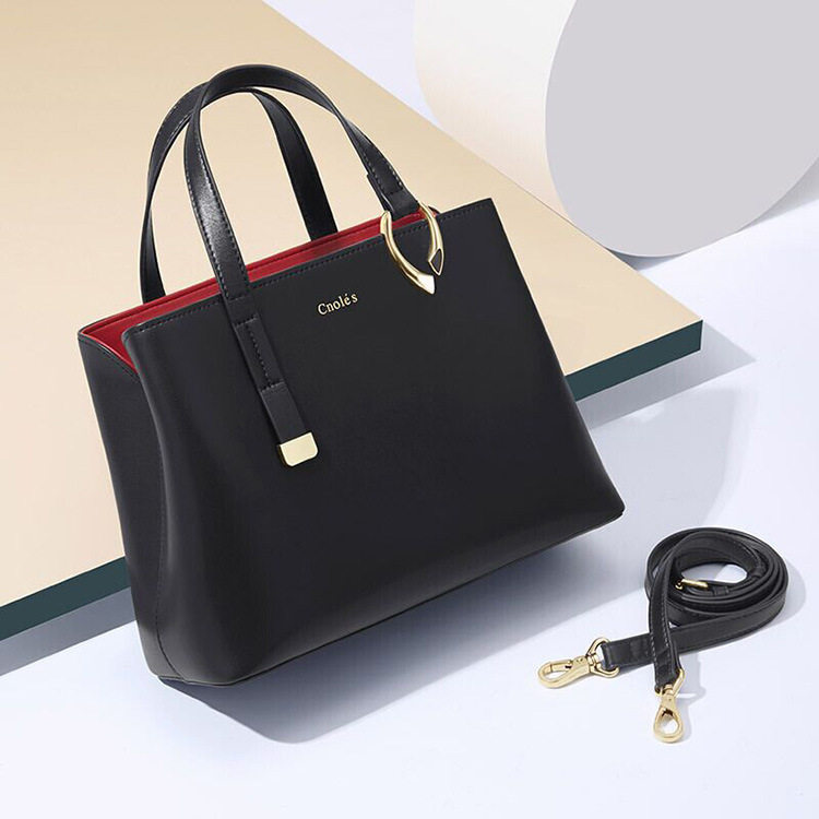 Bag women's 2022 new bag leather fashion all-match Western-style oblique cross bag simple large-capacity one-shoulder handbag