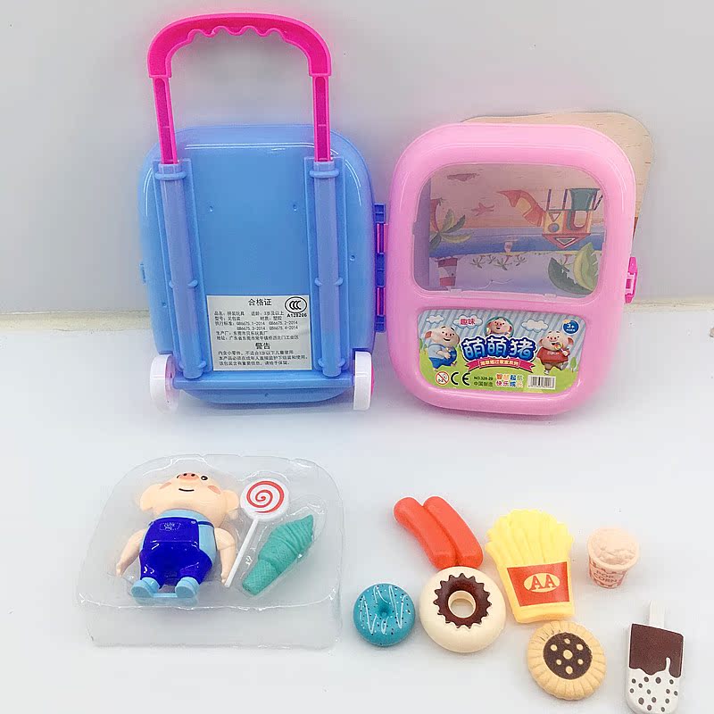 Trẻ em rung rong biển mọc mầm hộp lưu trữ lợn chơi nhà vui chơi bánh rán bộ đồ chơi rút gỗ