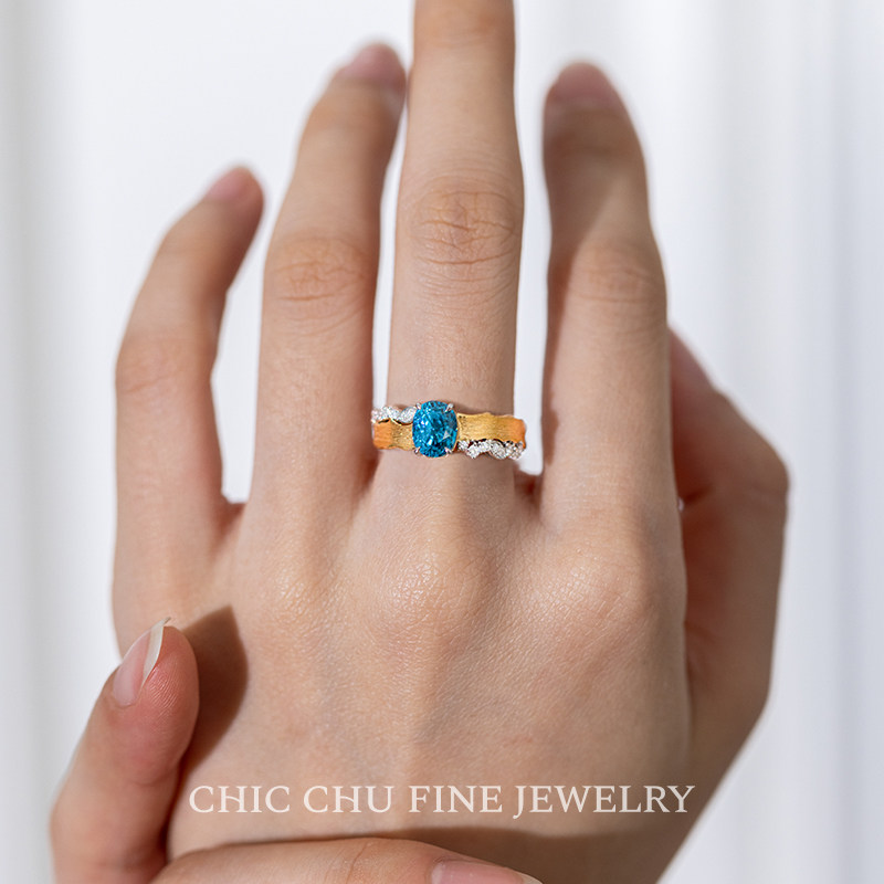 Кольцо Instant Treasure Hunt с гиацинтом 2.5ct размер 13