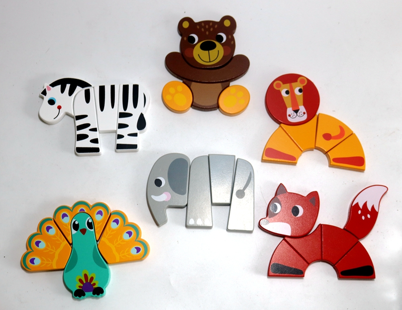 Kindergarten Enlightenment Early Teach Children Traffic Animal Jigsaw Puzzle Male Girl Puzzle Assembly Toy Wisdom Development Thinking