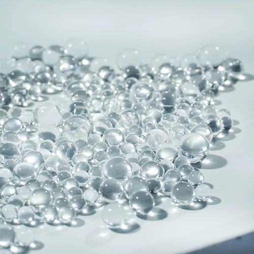 Bi Cai Simulation Прозрачный неэппелоновый стеклянный шарик с отверстием из пузырькового шарика Смешанный DIY DIP