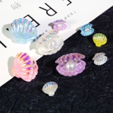 比彩 Трехмерная блестящая имитация жемчужной ракушки, ювелирные изделия из смолы, счастливая сумка, клейкая оболочка, кремовая ракушка, декоративный материал, аксессуары