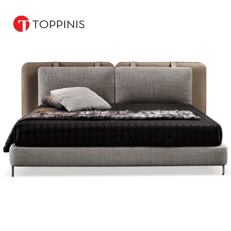 Toppinis Italian Extreme Clothing Bed Villa Grand Grand Grand Bed Bed Bed with 1 8m Double Bed Saddle Bed