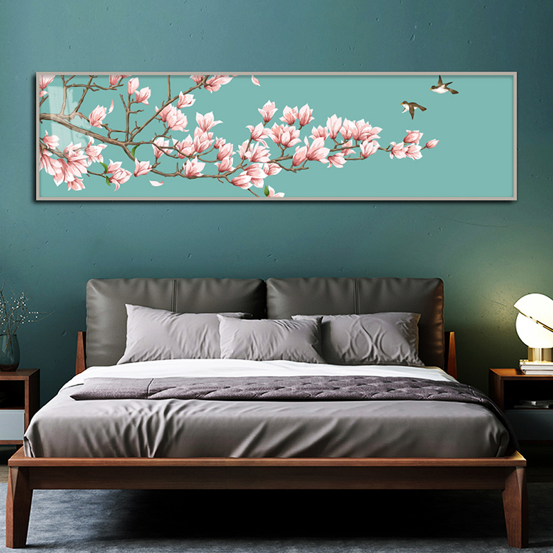 diy digital oil color painting Chinese style hand painted oil painting filling large size hand painting landscape decoration painting customization
