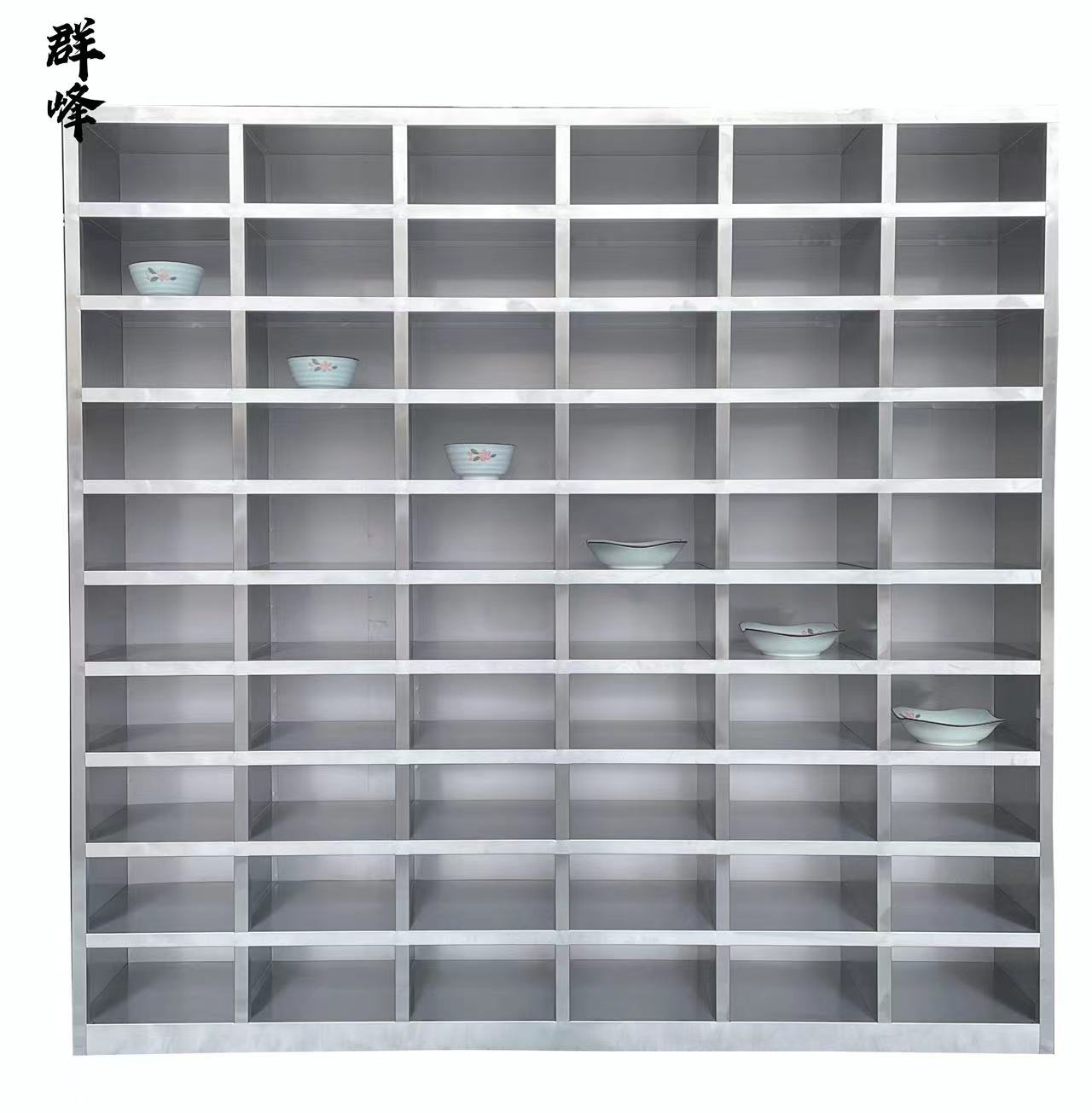 Factory employees stainless steel bowl cabinet cabinet tableware storage cabinet with lock door large capacity can be customized