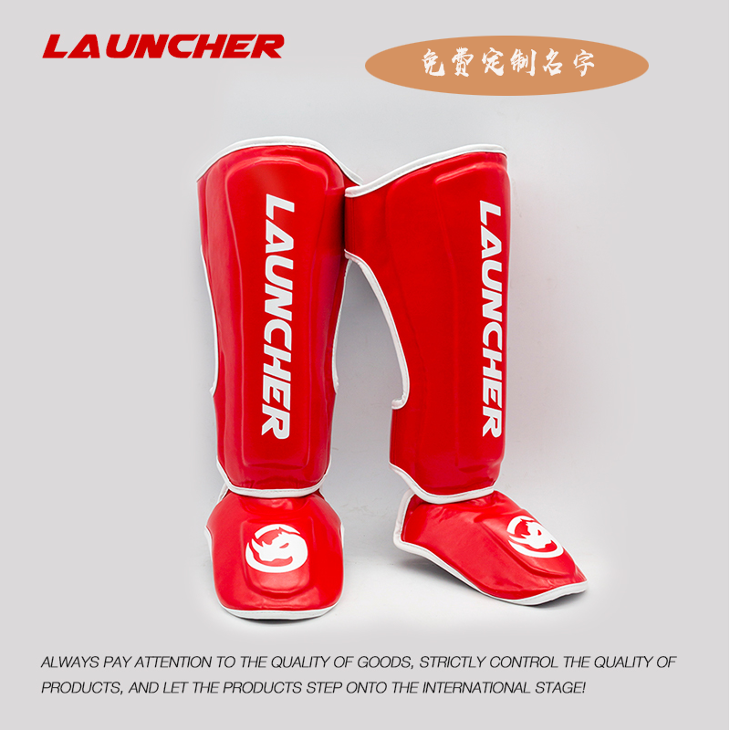 Fighting leggings Muay Thai smashing shin guards boxing Sanda thickened fighting guards with foot guards training guards custom