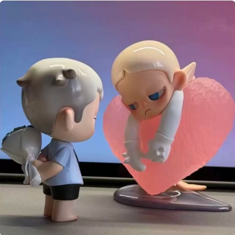 Popmart Zsiga Allows for All Things Series Figurine Blind Box 520 Valentine's Day Gift Ornament
