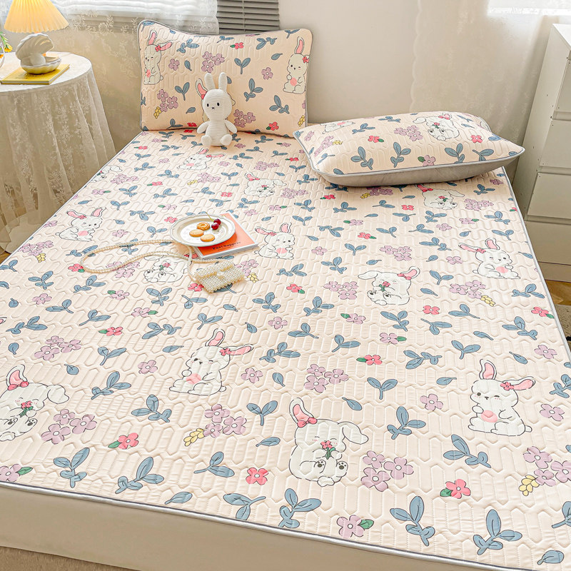 Thai Latex Cool Mat Three Sets Summer Bed Linen Ice Silk Mat Bamboo Mat Washable Folding Folding Soft Mat for winter and summer