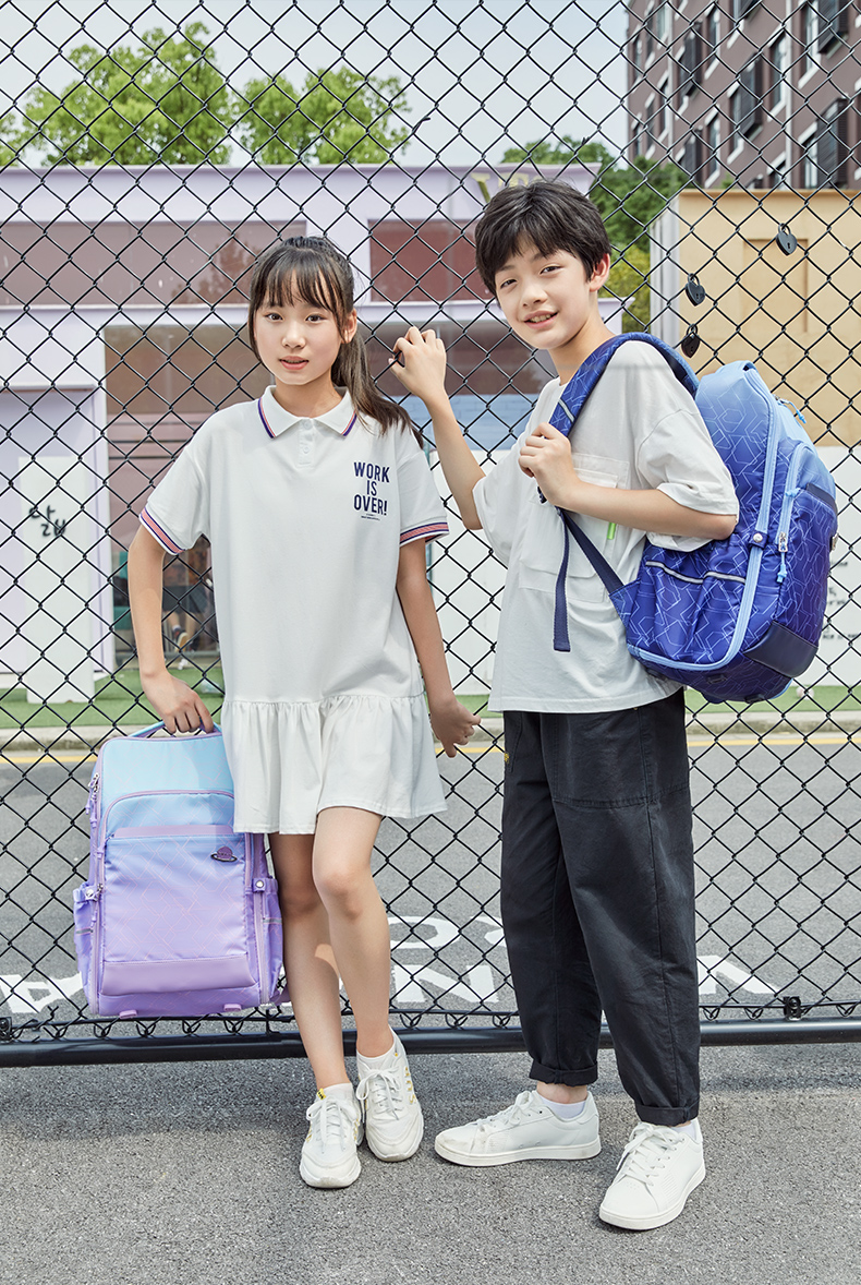 卡拉羊 中小学生护脊肩负双肩包 书包 25L 图16