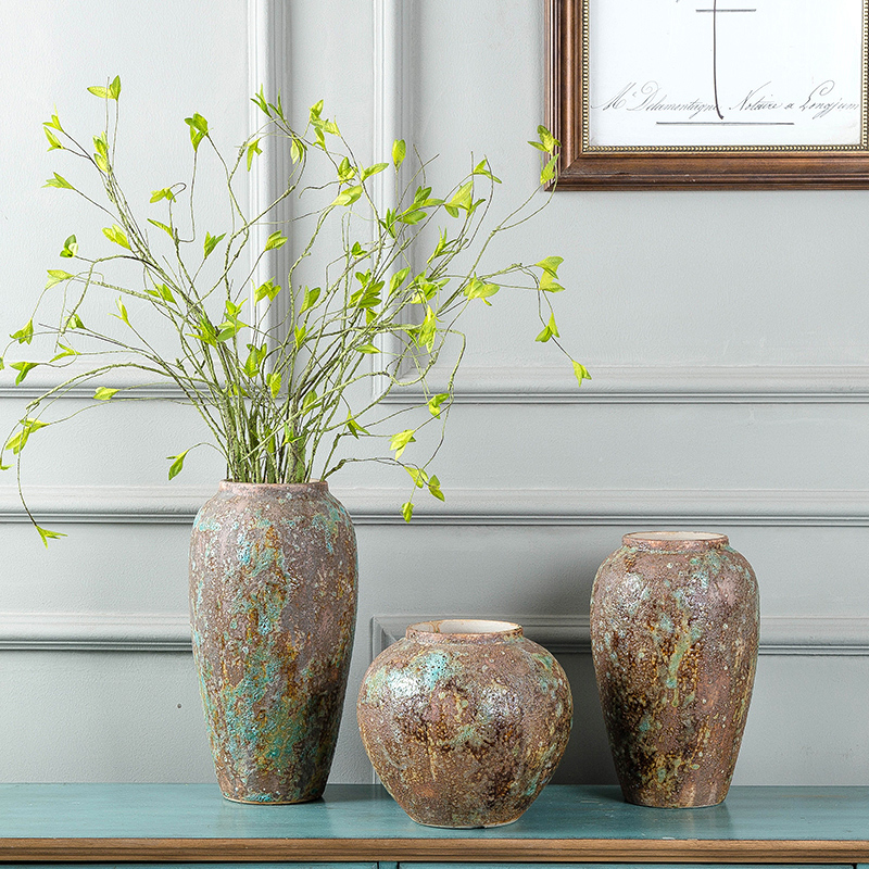 Jingdezhen Ceramic Vase Wholesale retro-nostalgia modern simple vase flower flower simulation flower