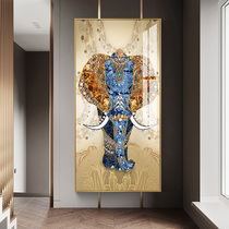 Household Abstract Bug Decorative Paintings Elephant Aisle Porcelain Paints At the End of the Modern Light and Luxury Corridor Picture