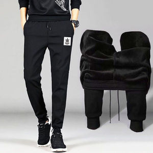 【两条】男士秋冬季加绒加厚运动裤休闲裤
