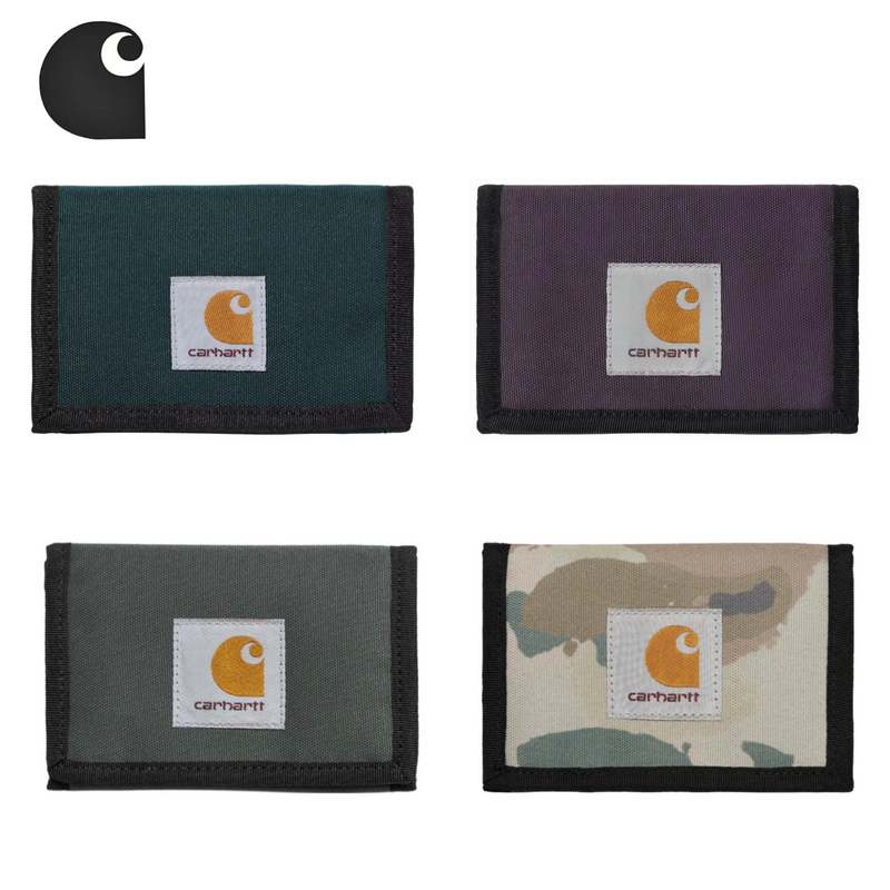Carhartt Wip Casual Brand Logo Recycled Polyester and Canvas Wallet, Unisex