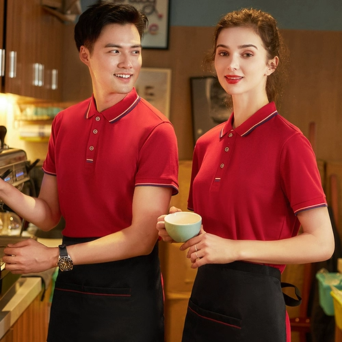 Летняя футболка с коротким рукавом для работы, делается под заказ, короткий рукав