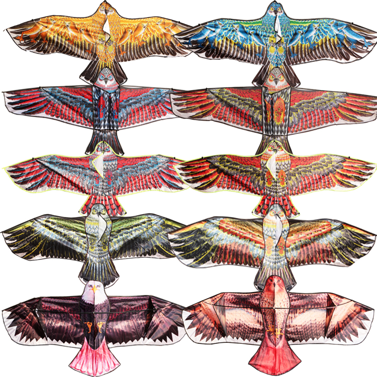 Weifang kite kite children's kite edging small steel eagle curved eagle big yellow eagle wind eagle kite manufacturer