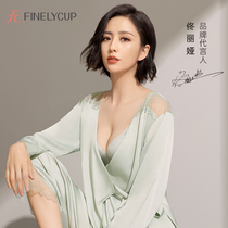 Tong Liya with Fan You Cabo Underwear Gather Collapse Breast Fully Adjusted Anti-sagging Bra Set