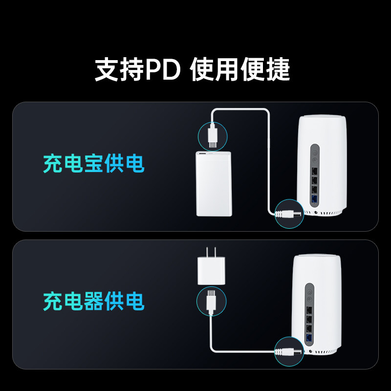 Nradio Kunpeng C8 Series 5g Cpe Dedicated Power Adapter Cable Pd Decoy Cable