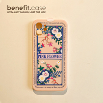 Benefit French style teenage girl rose to apply Apple 13promax mobile phone shell iphone12mini protective sleeve xsmax personality xr tide card 8plu