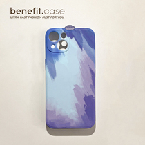 Benefit Japan-ROK water appliqued blue applicable apple 13promax mobile phone shell brief about iphone12mini fresh xsmax Japan-ROK xr advanced 8p