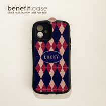 Benefit Japan-ROK brief blue red magenta applies Apple 13promax mobile phone shell retro iphone12min