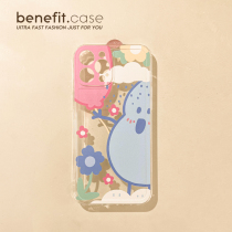 Benefit brief balloon small flower applicable apple 13promax mobile phone shell iphone12 soft silicone mini female xsmax new xr little fresh 8plu