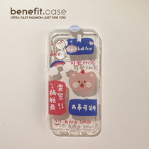 Benefit Original Japanese and Korean ins Money Matters Apple 13promax Mobile Shell iphone12mini Protective Cover xsmax Cartoon xr Creative 8