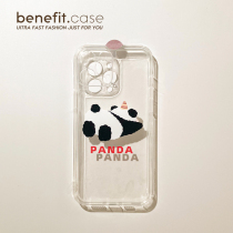 Benefit Cartoon Brief Nuggets Ass Panda applies Apple 13promax mobile phone shell iphone12mini
