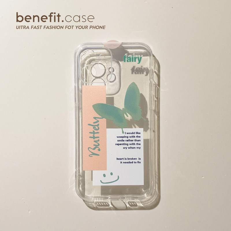 Benefit English Label personality tide card applicable Apple 13promax mobile phone protection shell iphone12mini protective sheath xsmax succinct xr idea 8p