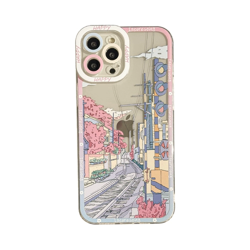 Японский совместимый мобильный телефон, прозрачный защитный чехол, 13promax, iphone, 14promax